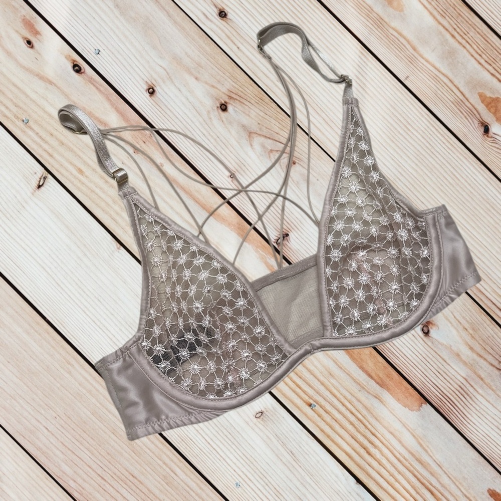 Victorias Secret 32A starburst unlined plunge bra